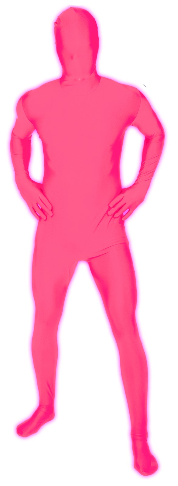 Pink Glow Adult Morphsuit