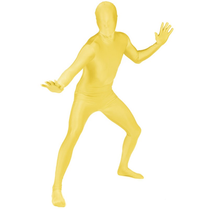 Yellow Adult Morphsuit for the 2022 Costume season.