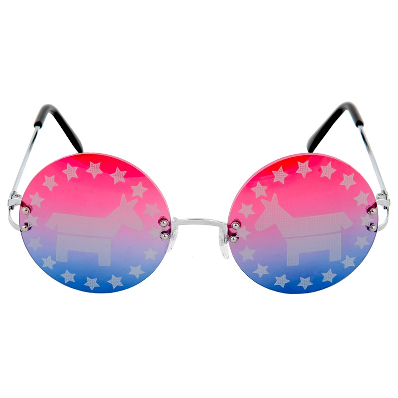 Democratic Rimless Sunglasses for the 2022 Costume season.