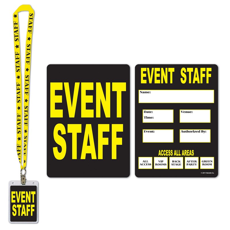 Event Staff Party Pass for the 2022 Costume season.