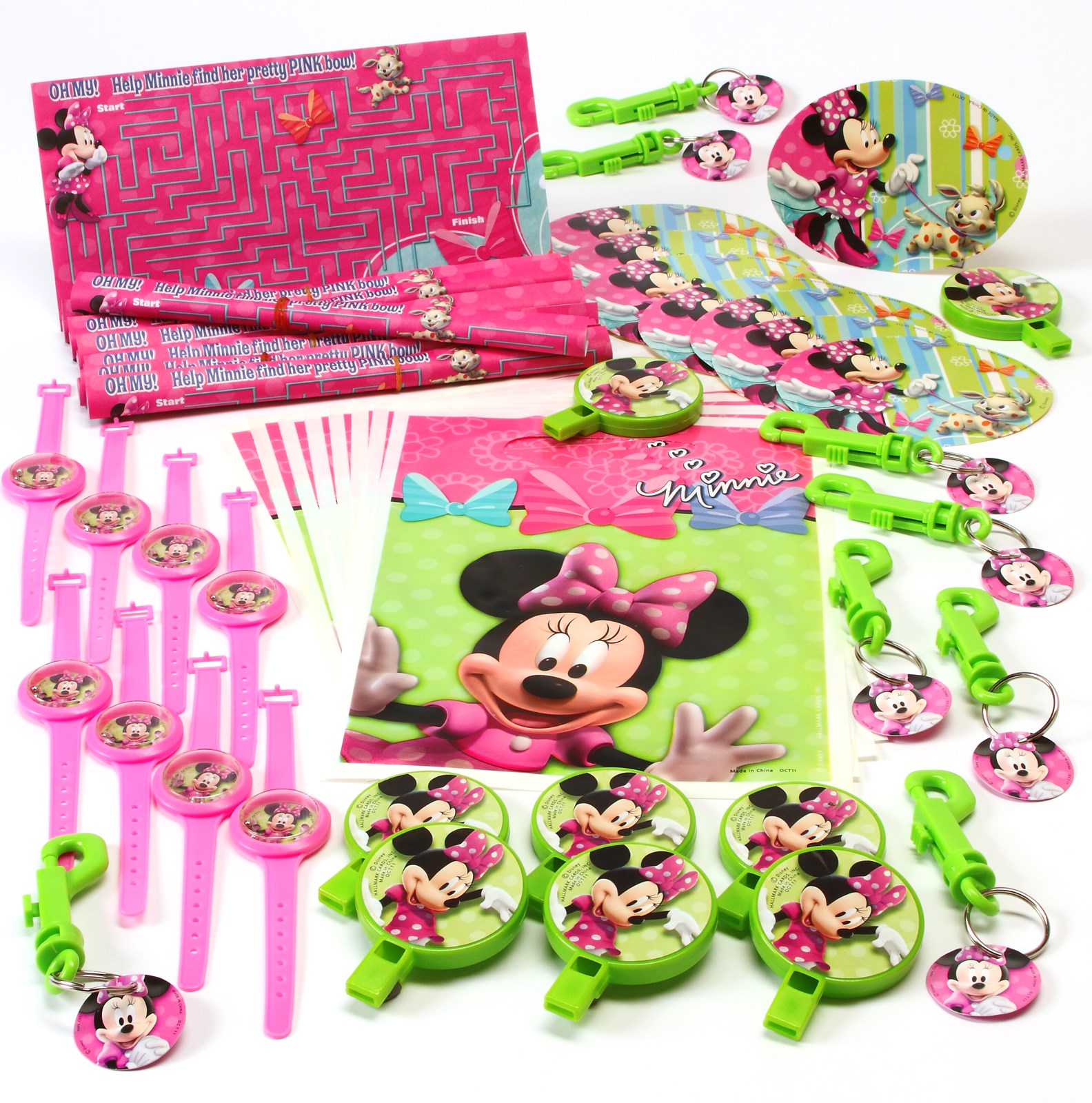 Disney Minnie Mouse Bow-tique Party Favor Value Pack