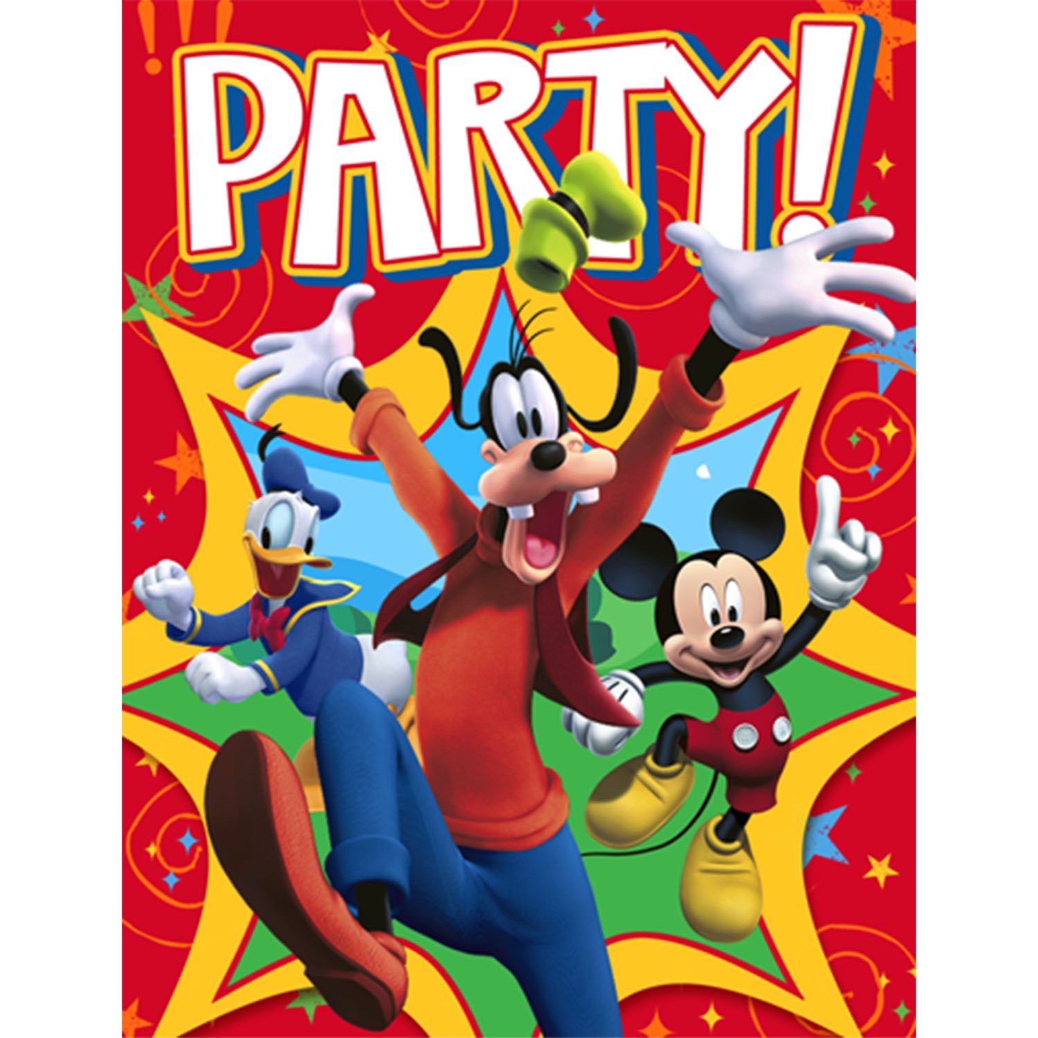 Disney Mickey Fun and Friends Invitations 8 count
