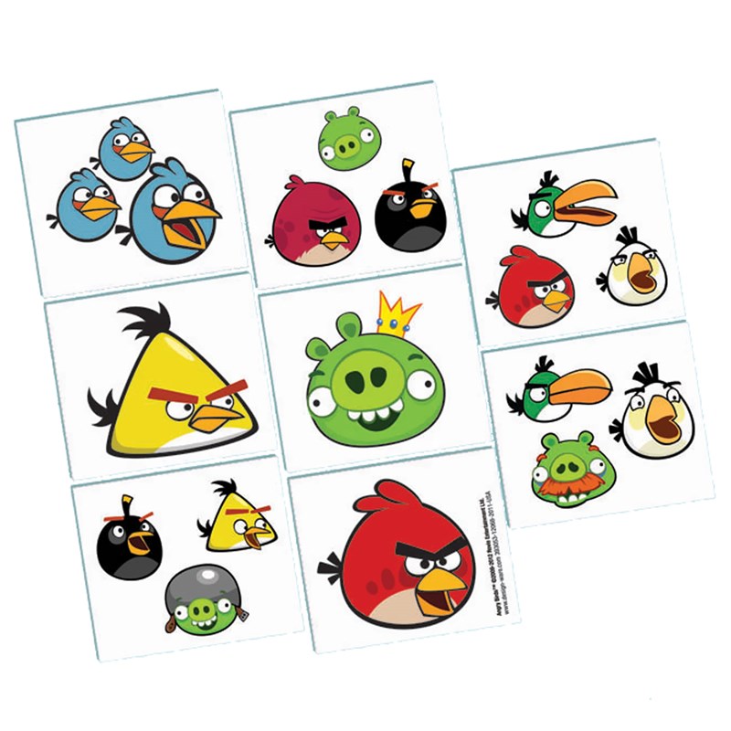 Angry Birds   Tattoos for the 2022 Costume season.