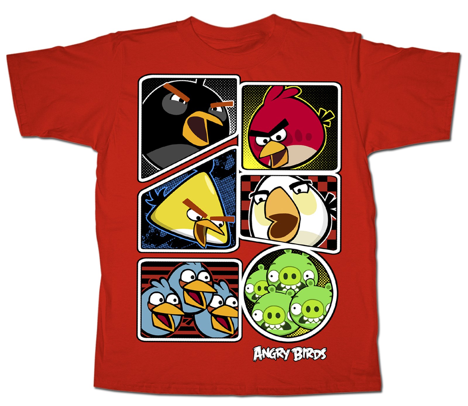 Get Them Red Angry Birds T-Shirt