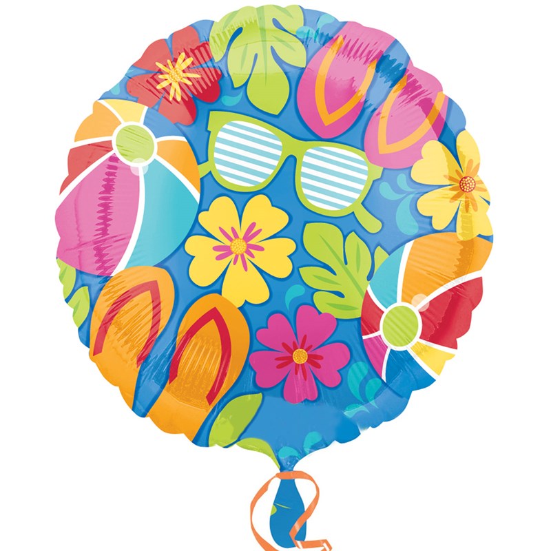 Summer Splash Luau Foil Balloon for the 2022 Costume season.
