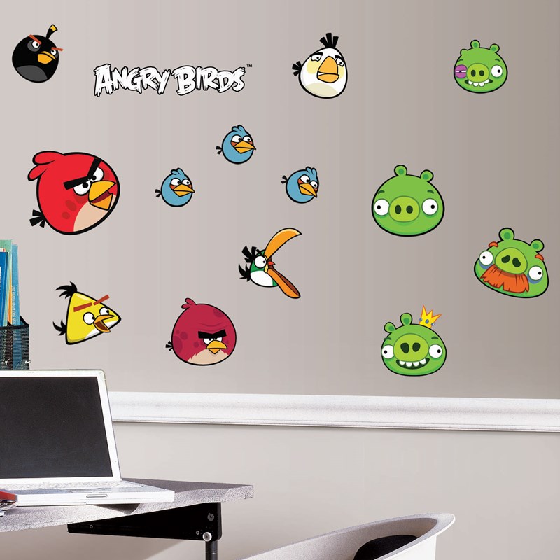 Angry Birds Removable Wall Decorations for the 2022 Costume season.