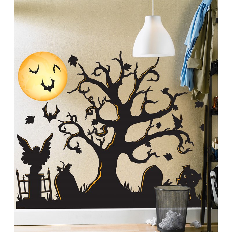 Halloween Spooky Cemetery Giant Wall Decals for the 2022 Costume season.