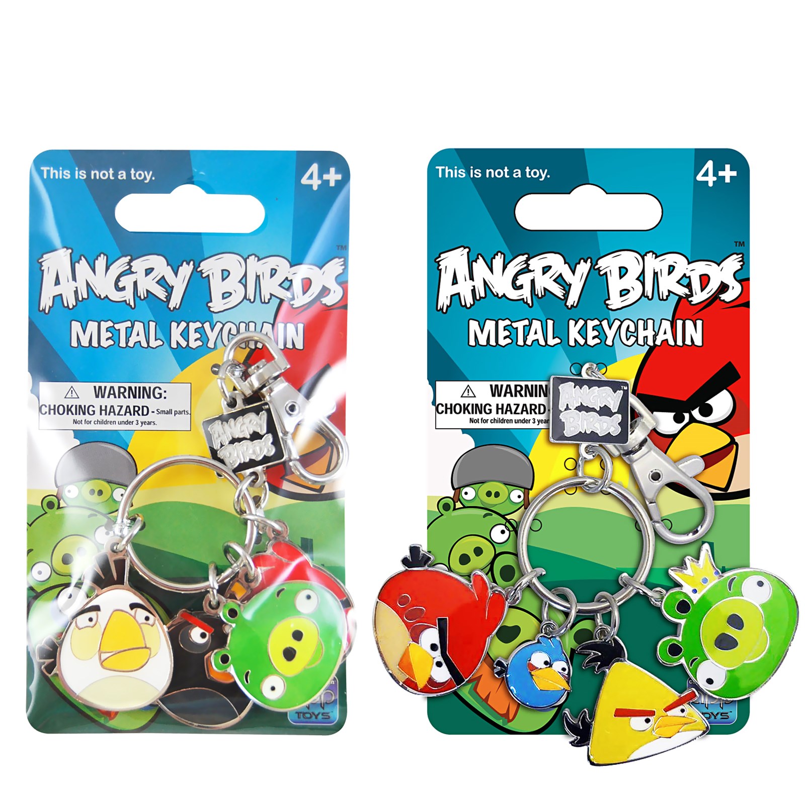 Angry Birds Metal Keychain