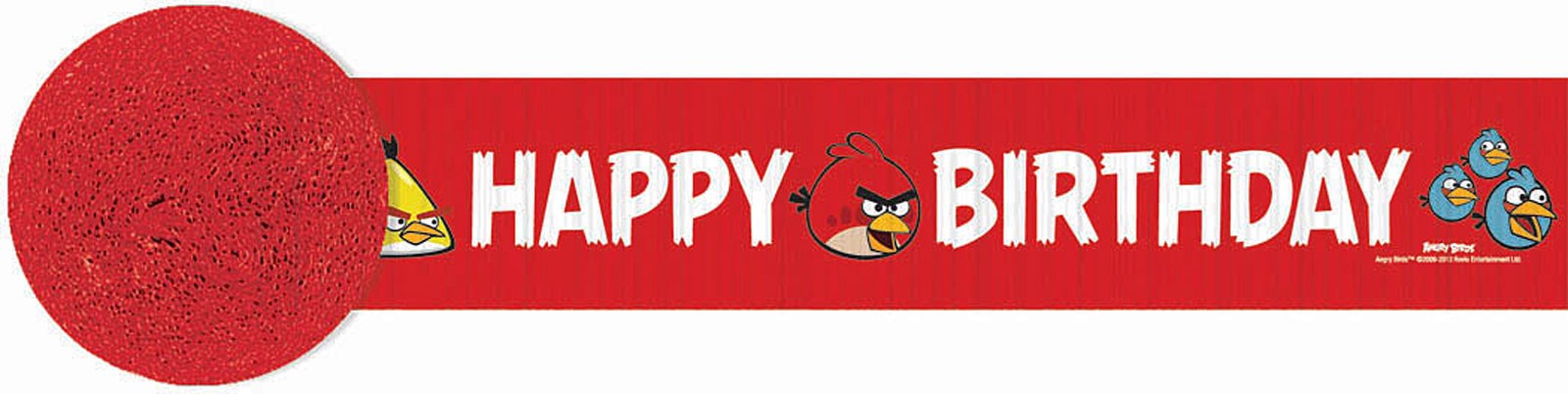 Angry Birds Crepe Paper