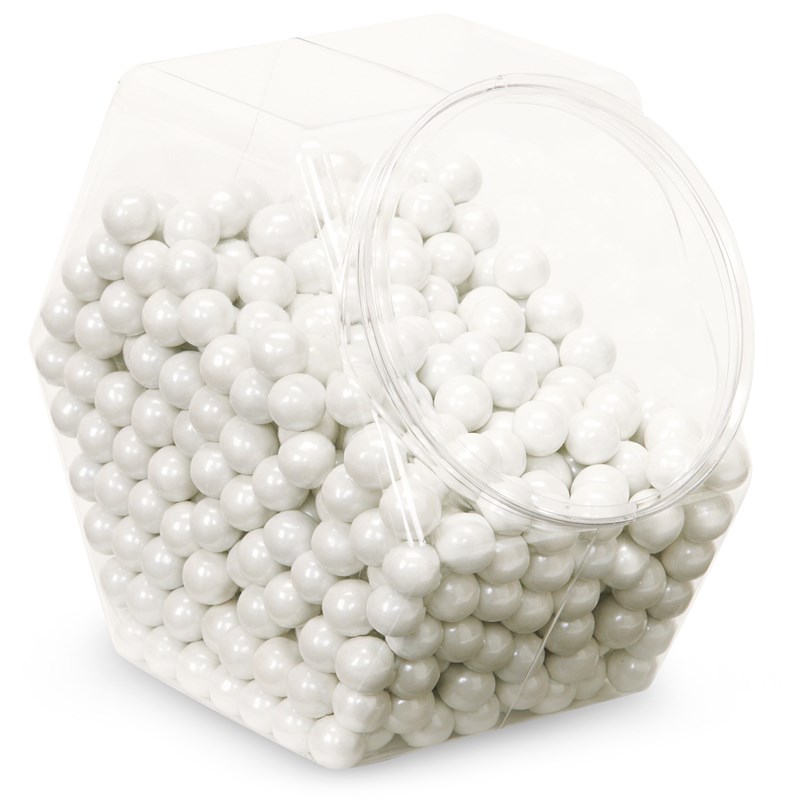 Shimmer White Sixlets Candy for the 2022 Costume season.