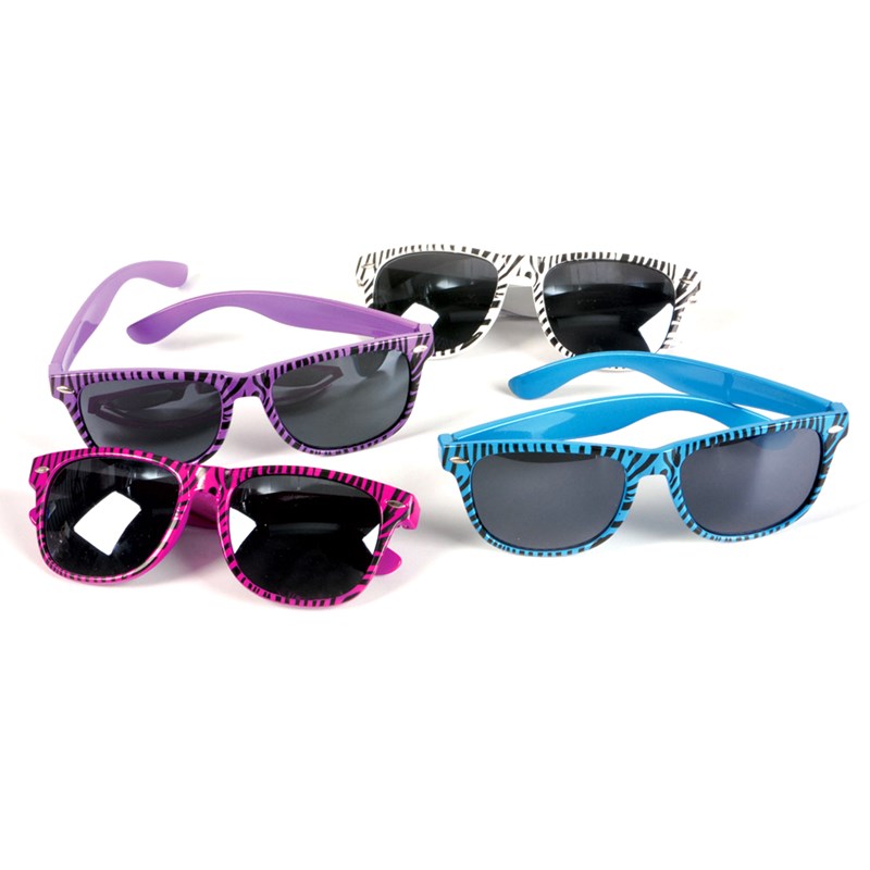 Zebra Print Sunglasses for the 2022 Costume season.