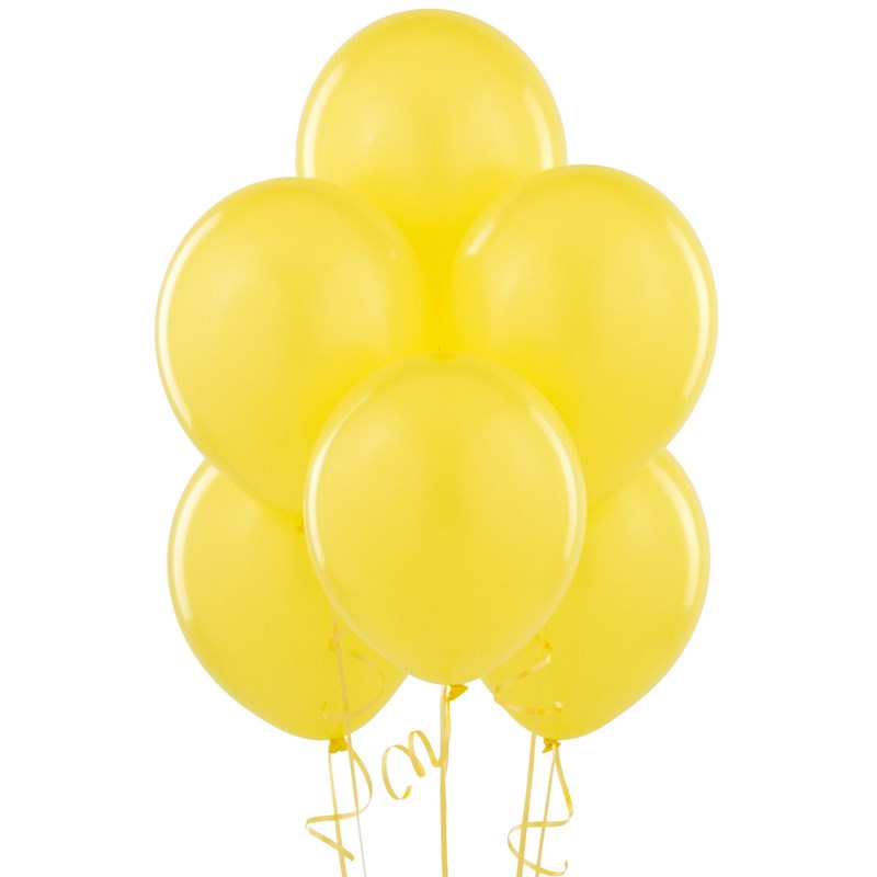 Yellow Matte Latex Balloons (6 count) for the 2022 Costume season.