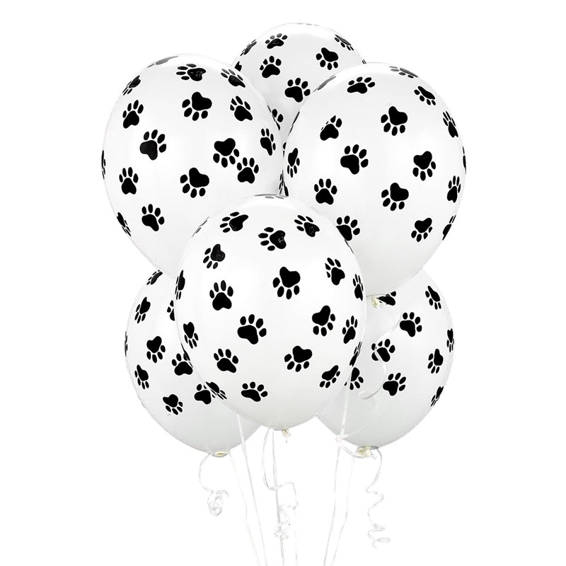 Paw Print Balloons (6 count) for the 2022 Costume season.