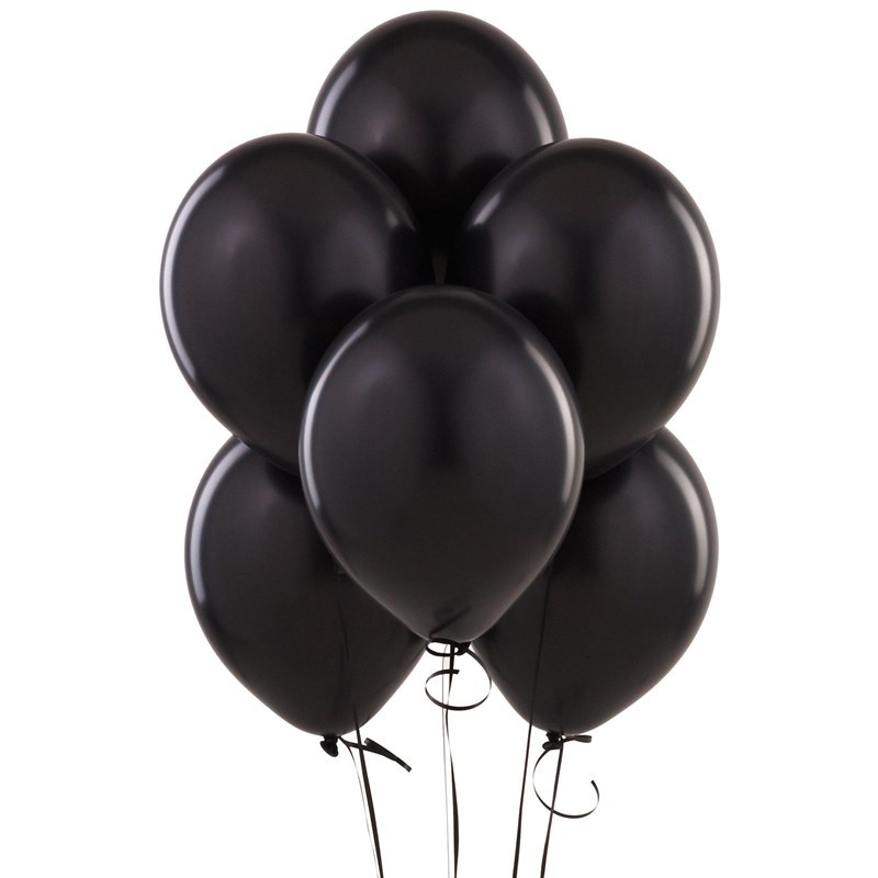 Black Latex Balloons (6 count) for the 2022 Costume season.
