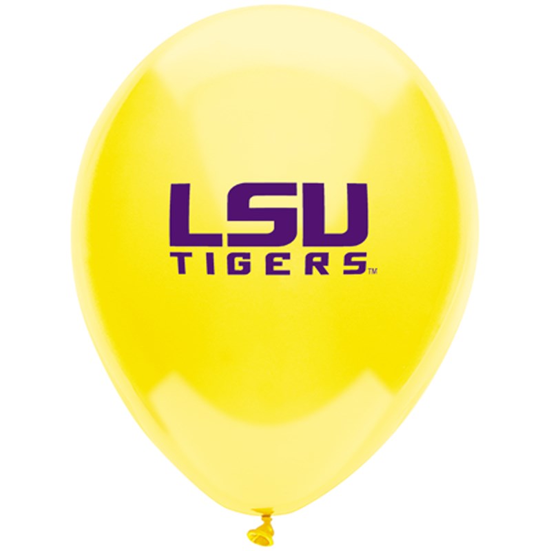 Louisiana State Tigers (LSU)   Latex Balloons (10 count) for the 2022 Costume season.