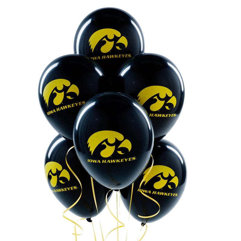 Iowa Hawkeyes   Latex Balloons (10 count) for the 2022 Costume season.