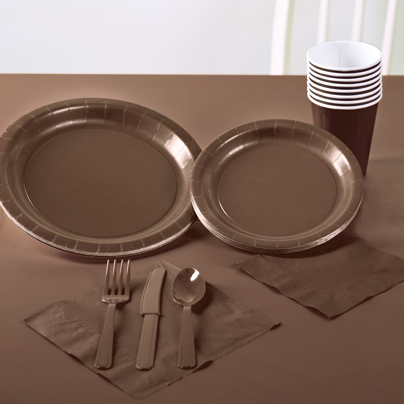 Chocolate Brown Solid Color Party Kit for the 2022 Costume season.