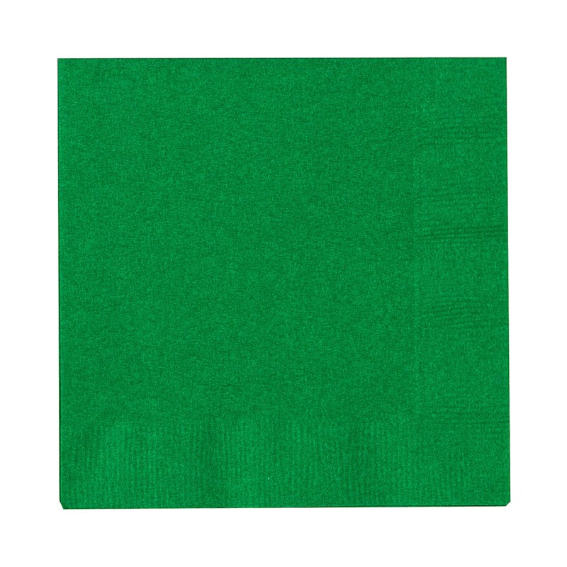 Emerald Green (Green) Beverage Napkins (50 count) for the 2022 Costume season.