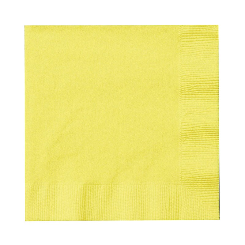 Mimosa (Light Yellow) Beverage Napkins (50 count) for the 2022 Costume season.