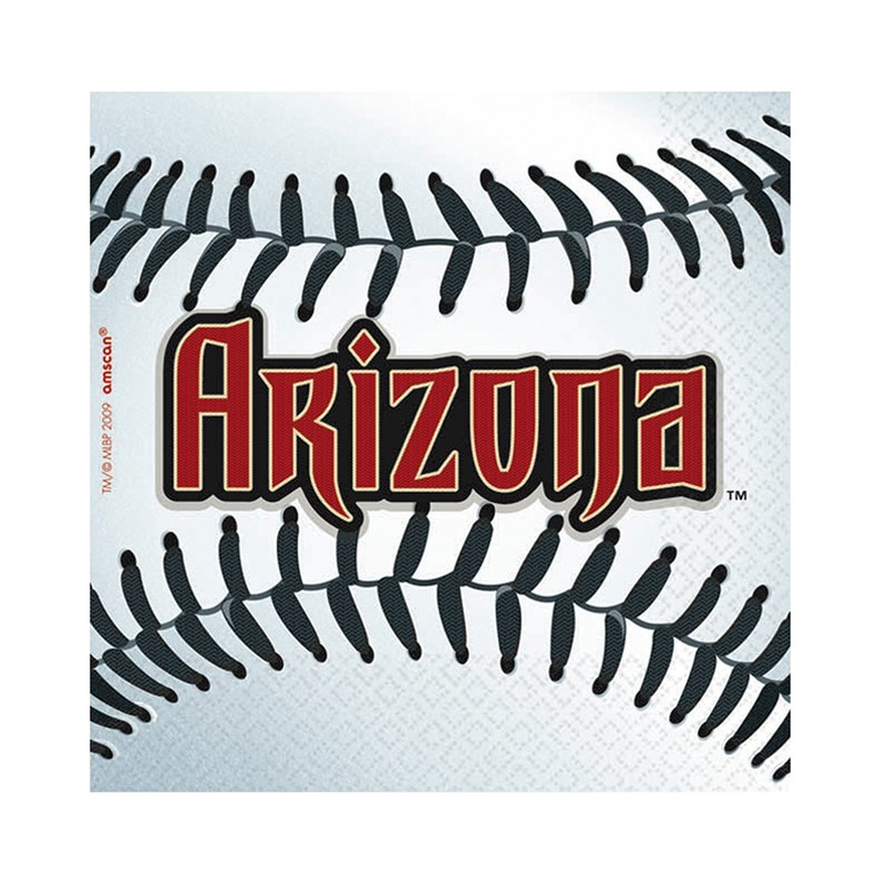 Arizona Diamondbacks Baseball   Beverage Napkins (36 count) for the 2022 Costume season.