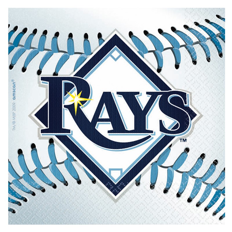 Tampa Bay Rays Baseball   Beverage Napkins (36 count) for the 2022 Costume season.