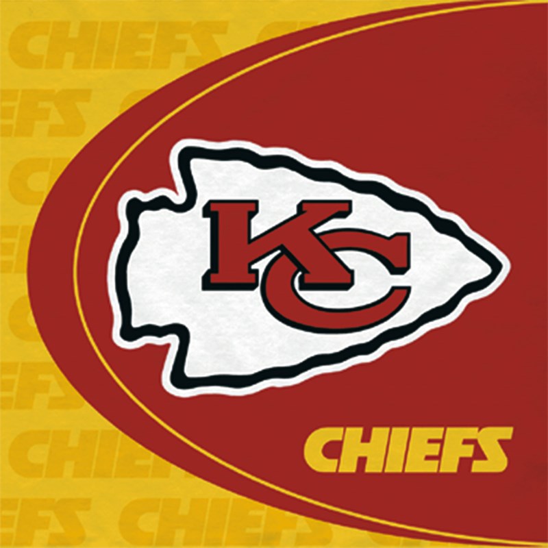 Kansas City Chiefs Lunch Napkins (16 count) for the 2022 Costume season.