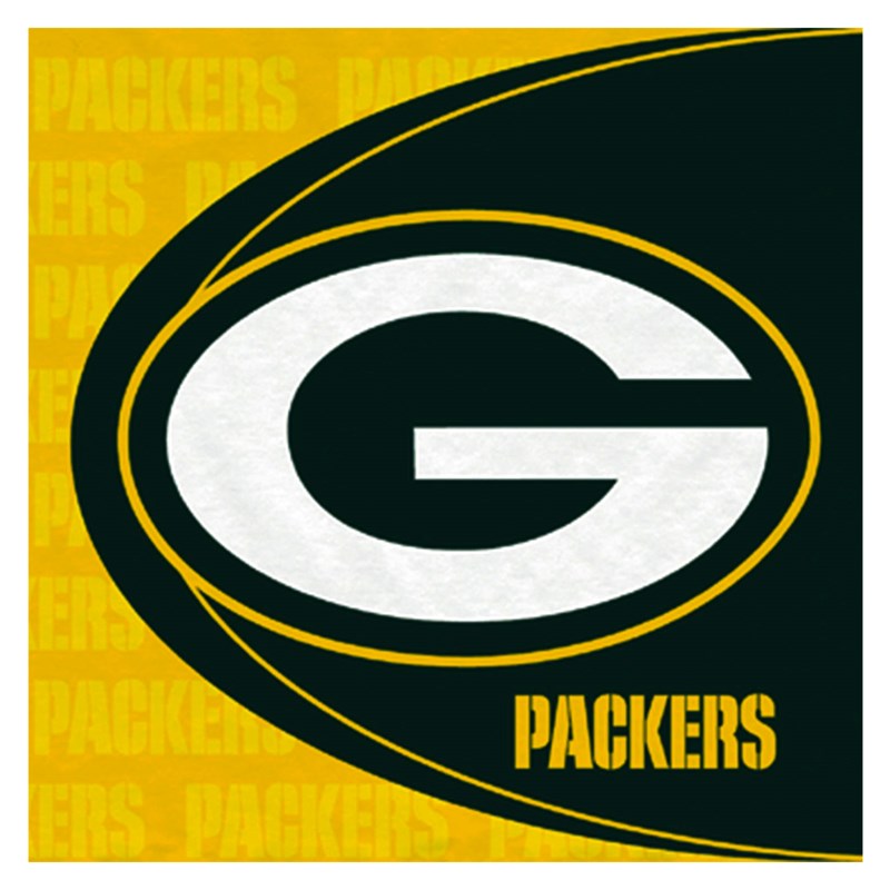 Green Bay Packers Lunch Napkins (16 count) for the 2022 Costume season.