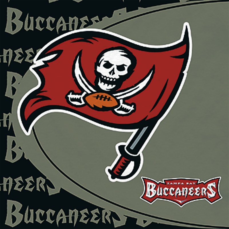 Tampa Bay Buccaneers Lunch Napkins (16 count) for the 2022 Costume season.