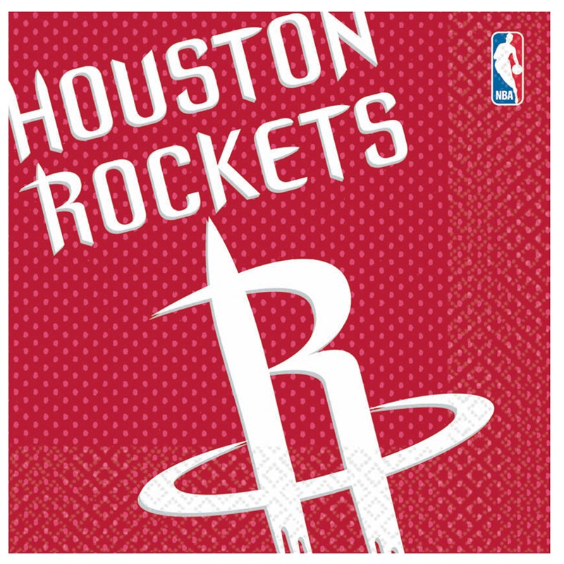 Houston Rockets Basketball   Lunch Napkins (16 count) for the 2022 Costume season.