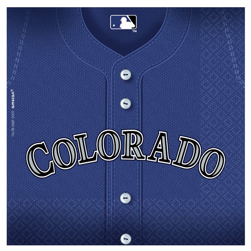Colorado Rockies Baseball   Lunch Napkins (36 count) for the 2022 Costume season.