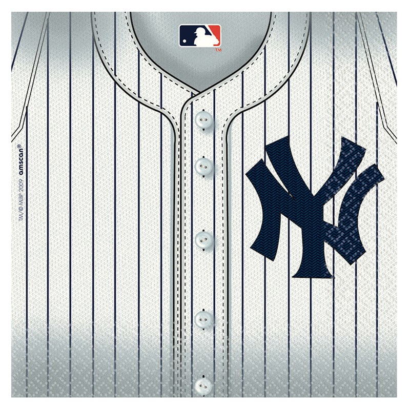 New York Yankees Baseball   Lunch Napkins (36 count) for the 2022 Costume season.