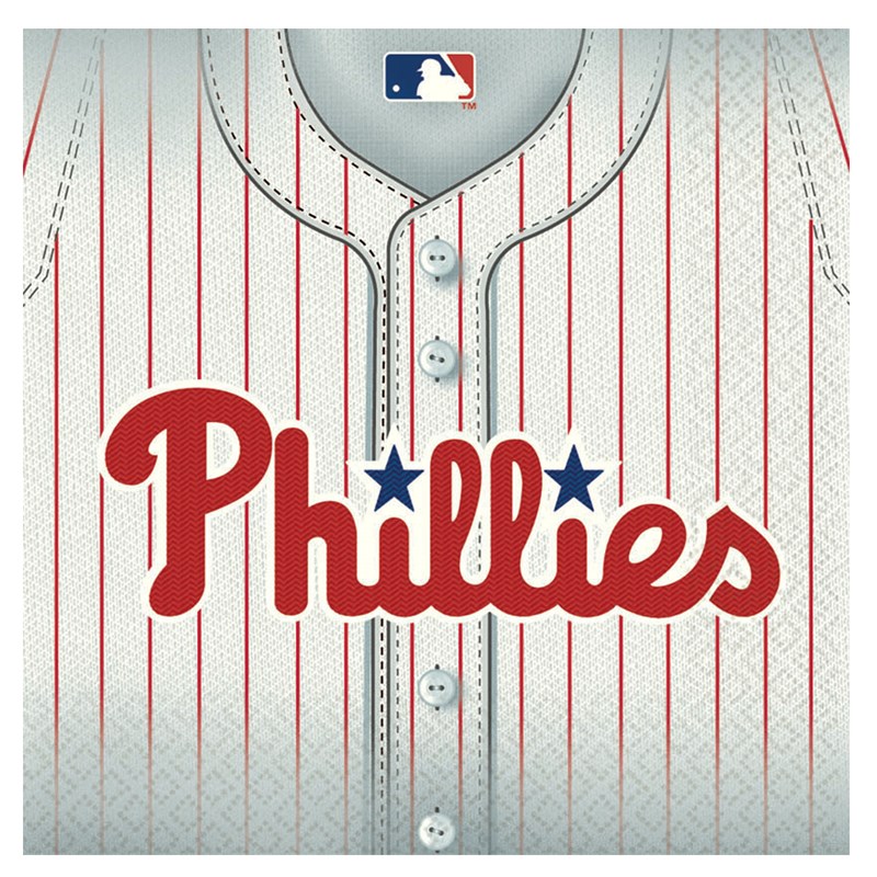 Philadelphia Phillies Baseball   Lunch Napkins (36 count) for the 2022 Costume season.