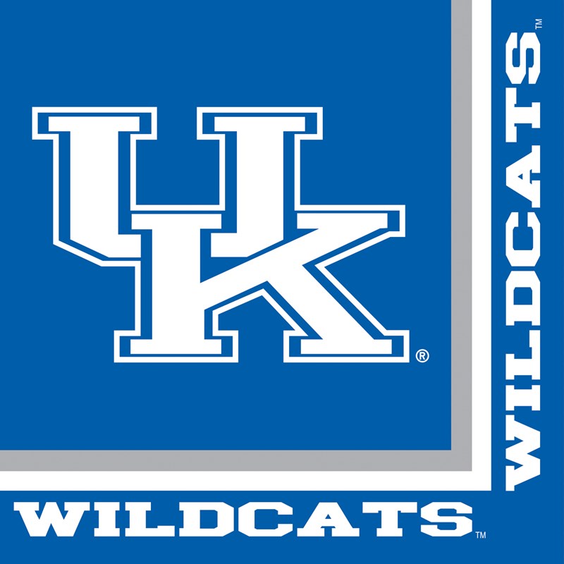 Kentucky Wildcats   Lunch Napkins (20 count) for the 2022 Costume season.