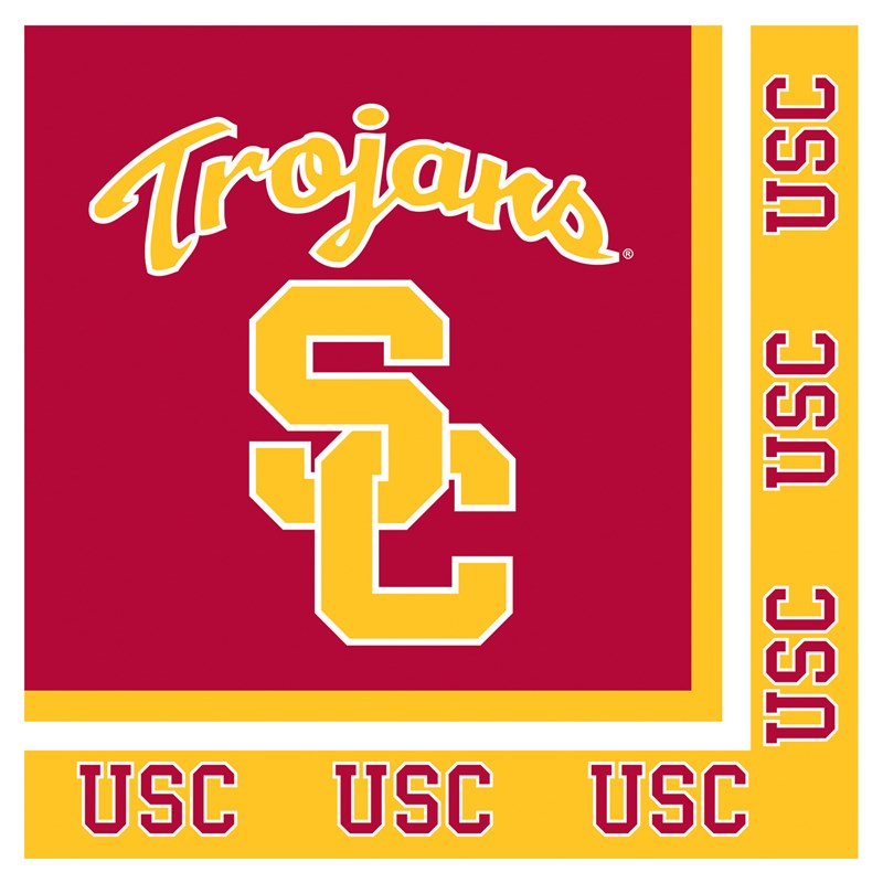 USC Trojans   Lunch Napkins (20 count) for the 2022 Costume season.