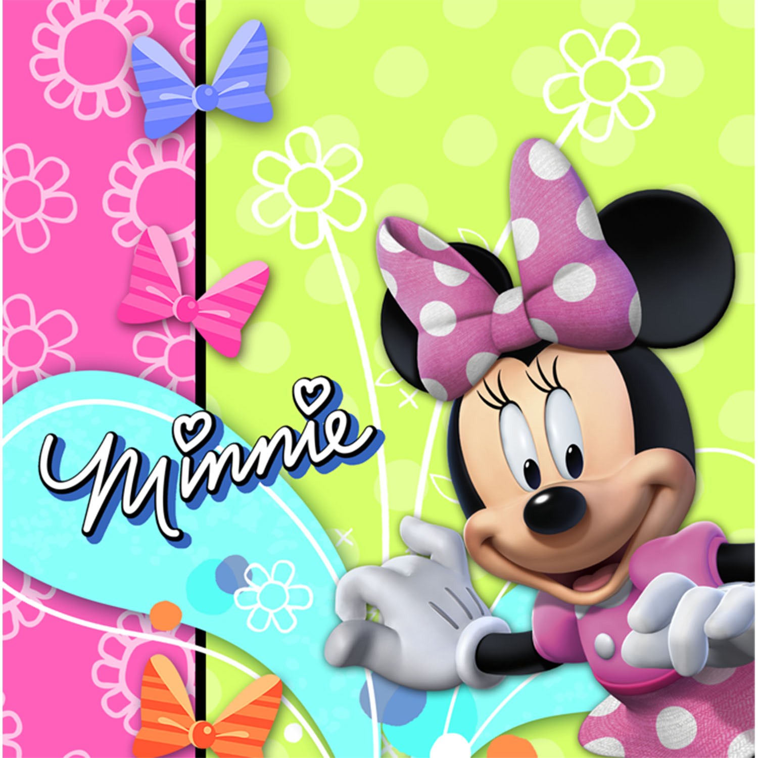 Disney Minnie Mouse Bow-tique Lunch Napkins 16 count