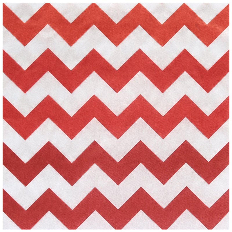 Chevron Red Lunch Napkins(20 count) for the 2022 Costume season.