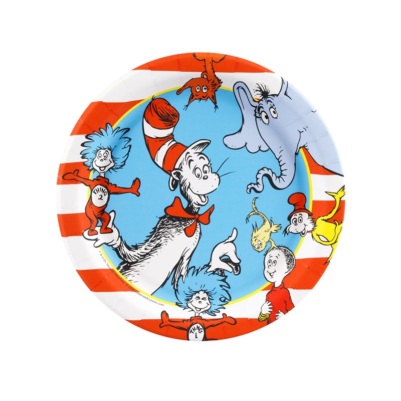 Dr. Seuss Dessert Plates (8 count) for the 2022 Costume season.