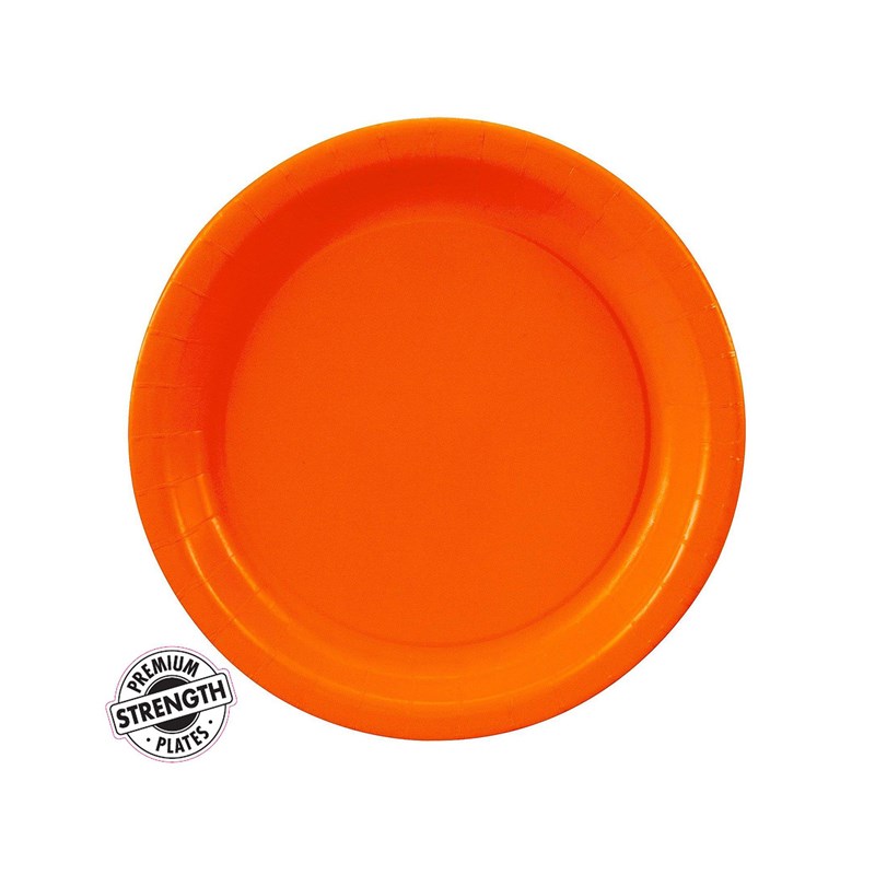 Sunkissed Orange (Orange) Dessert Plates (24 count) for the 2022 Costume season.