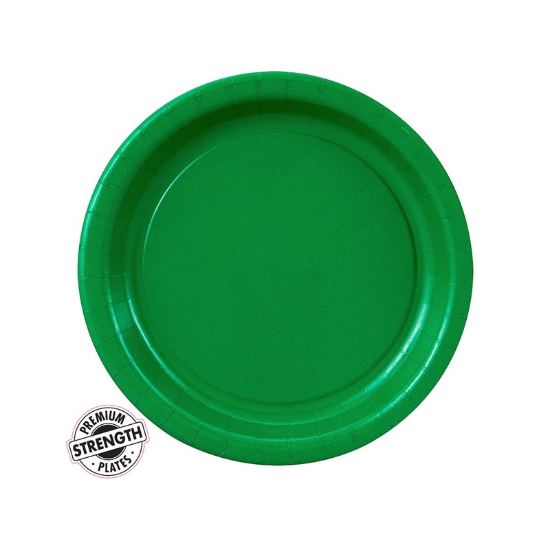 Emerald Green (Green) Dessert Plates (24 count) for the 2022 Costume season.