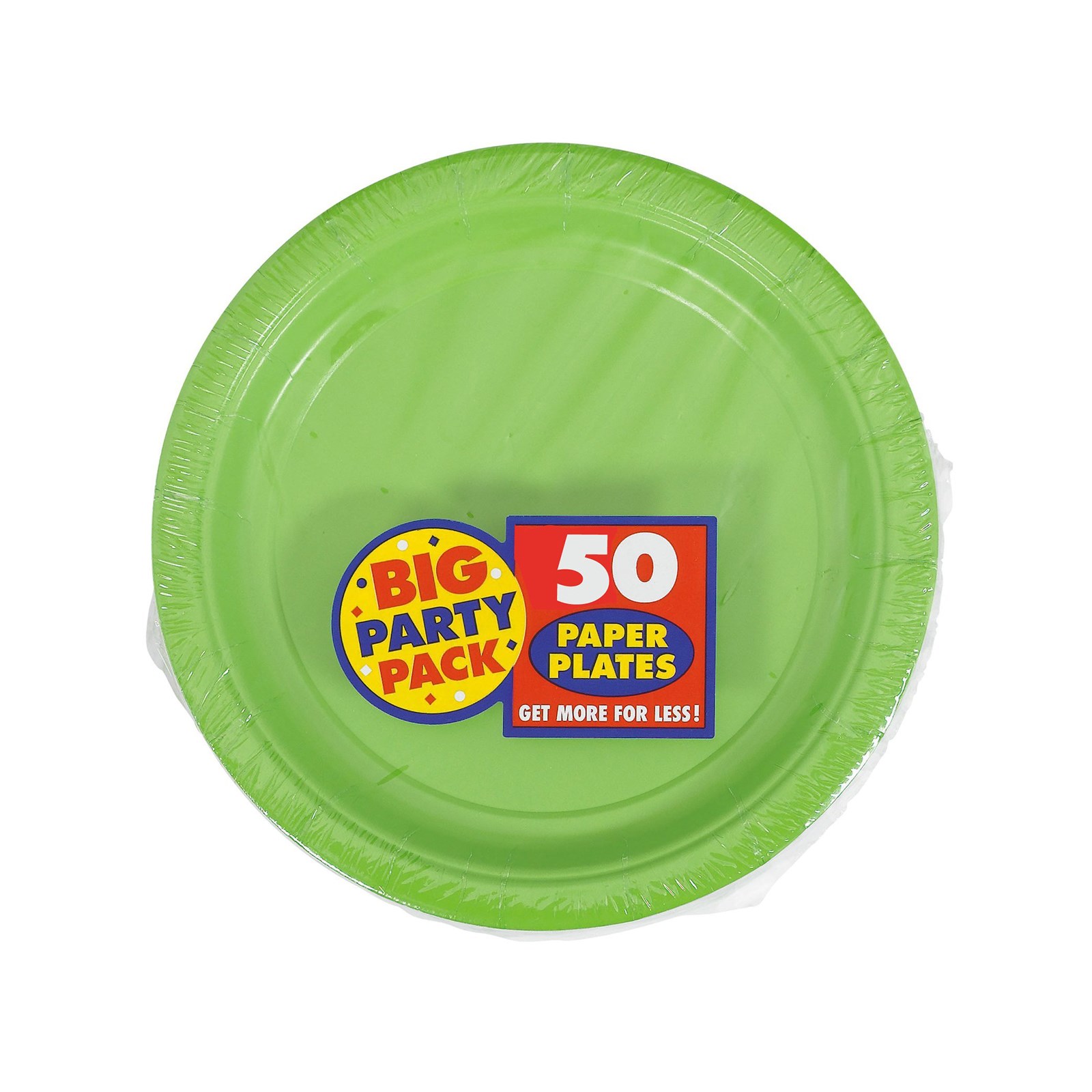 Kiwi Big Party Pack   Dessert Plates (50 count) for the 2022 Costume season.