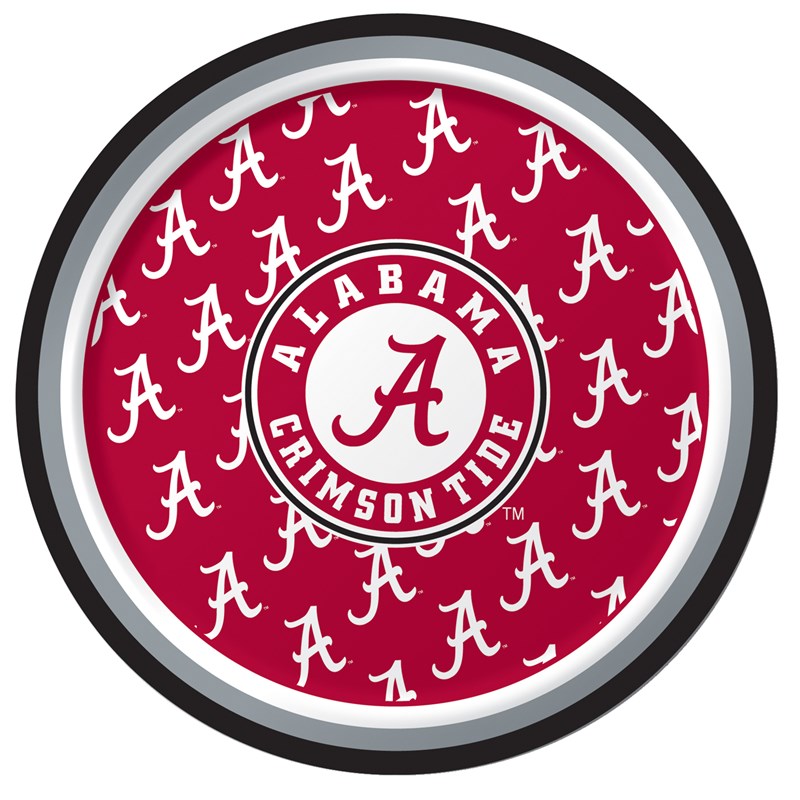 Alabama Crimson Tide   Dessert Plates (8 count) for the 2022 Costume season.