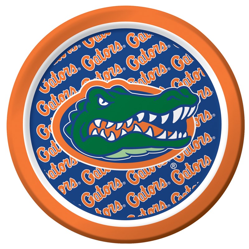 Florida Gators   Dessert Plates (8 count) for the 2022 Costume season.