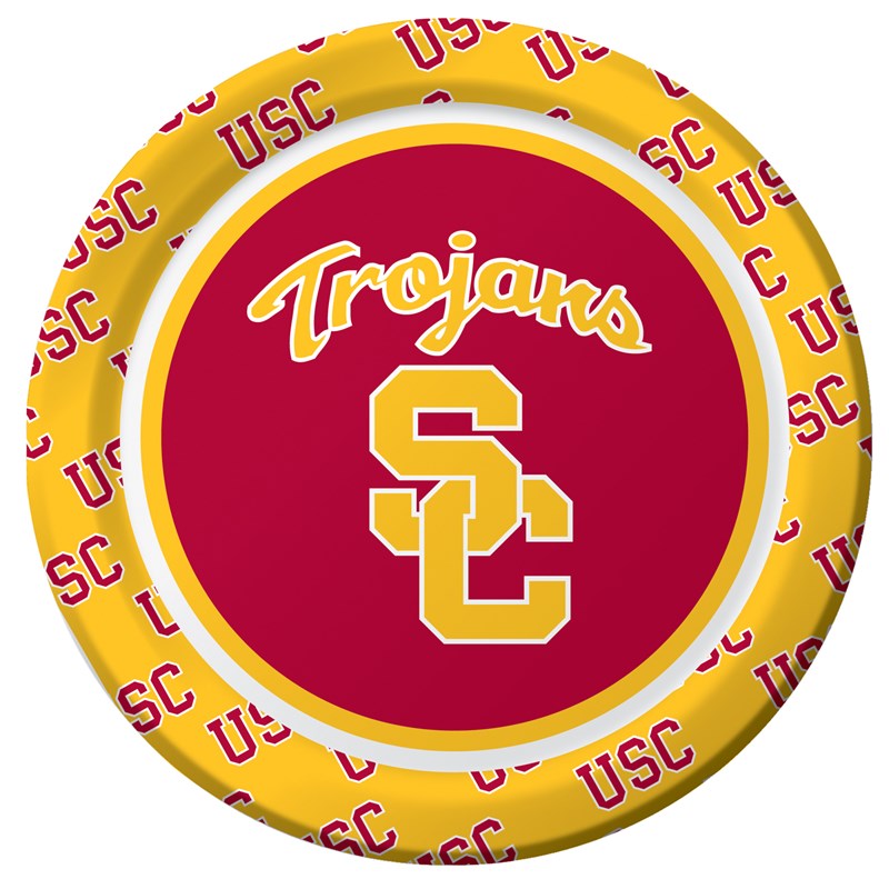 USC Trojans   Dessert Plates (8 count) for the 2022 Costume season.