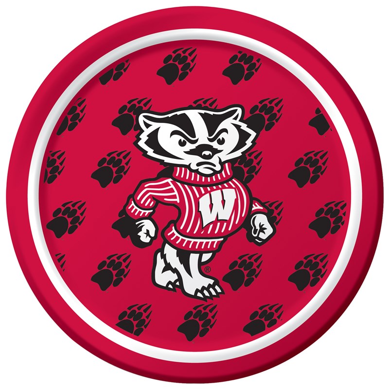 Wisconsin Badgers   Dessert Plates (8 count) for the 2022 Costume season.