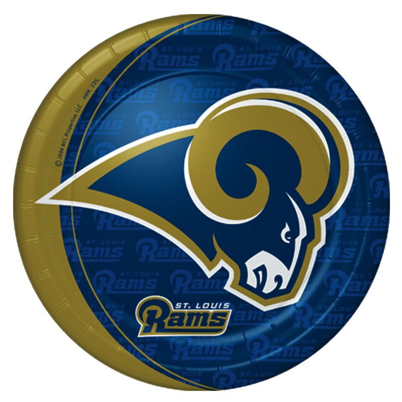 St. Louis Rams Dinner Plates (8 count) for the 2022 Costume season.