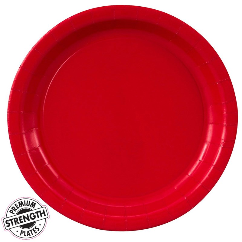 Classic Red (Red) Paper Dinner Plates (24 count) for the 2015 Costume season.