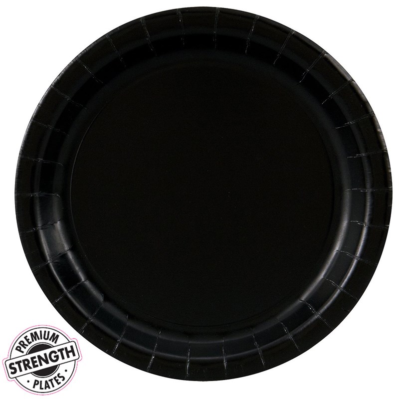 Black Velvet (Black) Dinner Plates (24 count) for the 2022 Costume season.