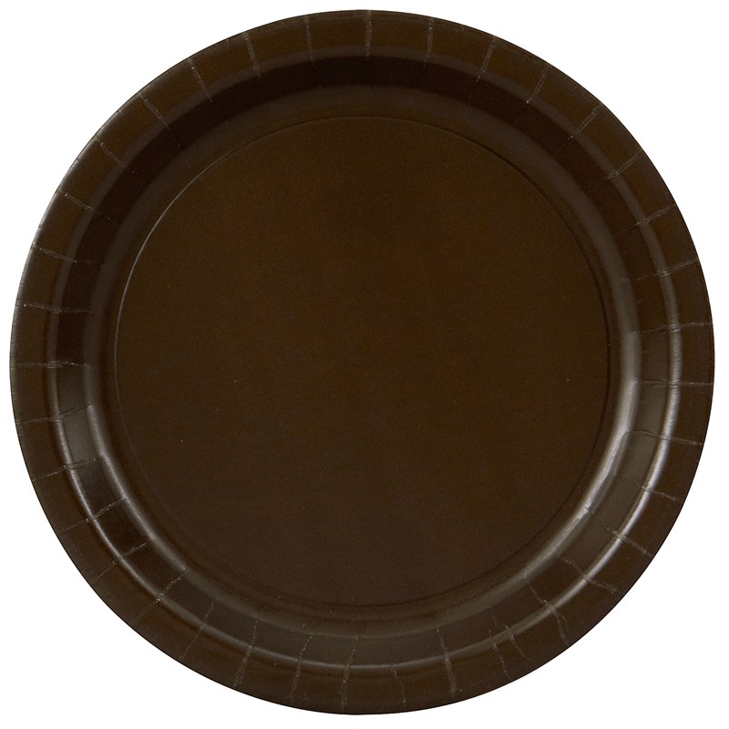 Chocolate Brown (Brown) Dinner Plates (24 count) for the 2022 Costume season.