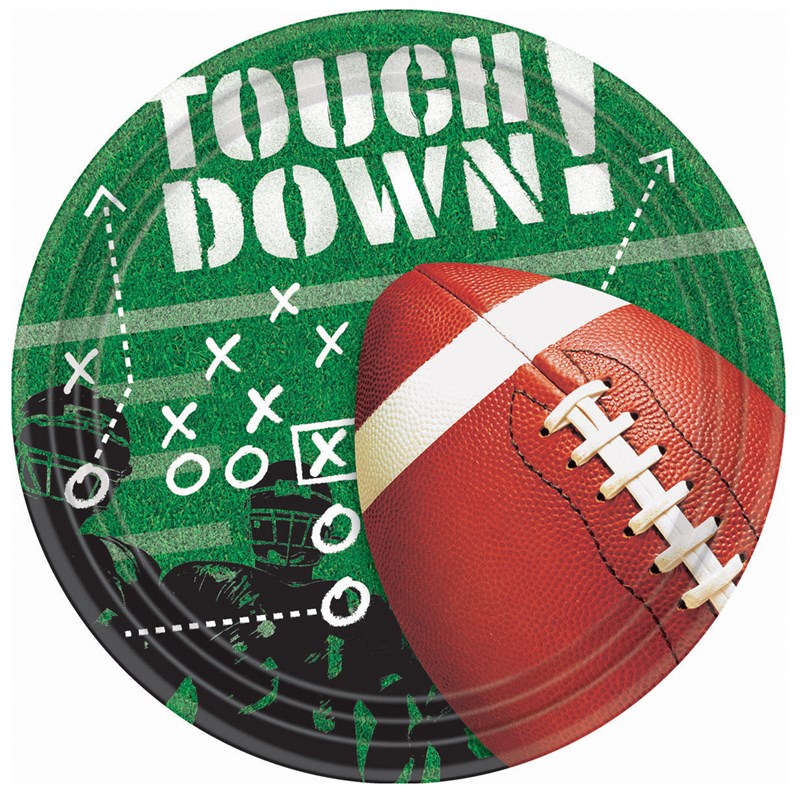 Football Frenzy   Dinner Plates (50 count) for the 2022 Costume season.