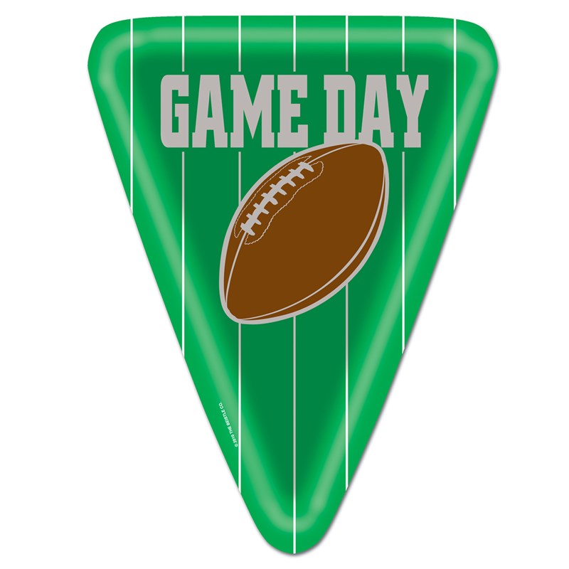 Game Day Football   Shaped Dinner Plates (8 count) for the 2022 Costume season.